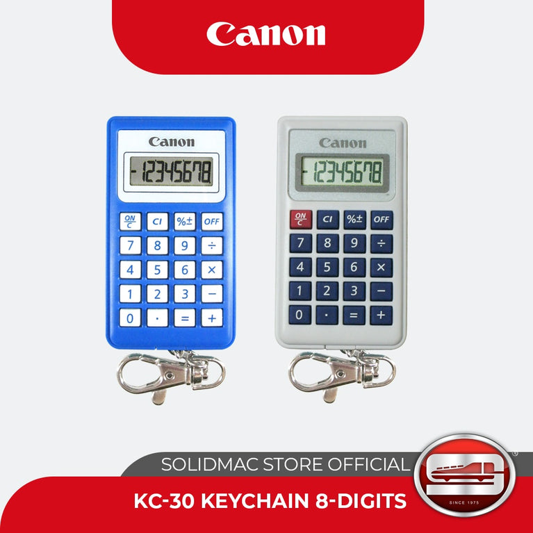 Canon KC-30 Keychain Calculator 8-digits