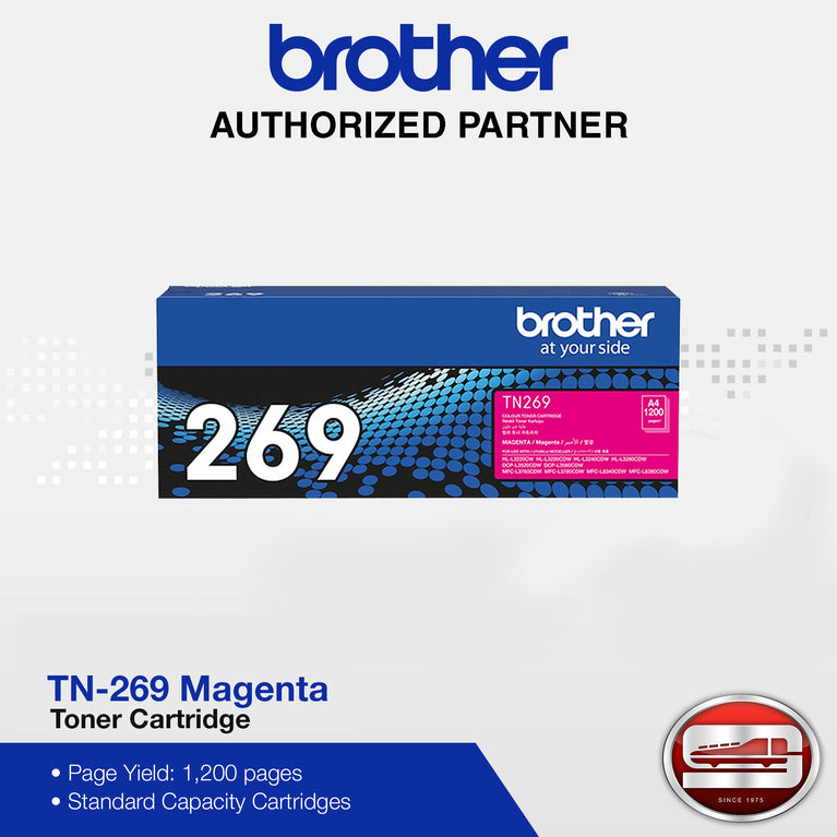 Brother TN-269 Cyan Magenta Yellow Black Original Colour Toner Cartridge
