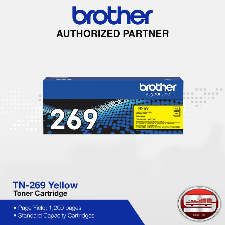 Brother TN-269 Cyan Magenta Yellow Black Original Colour Toner Cartridge