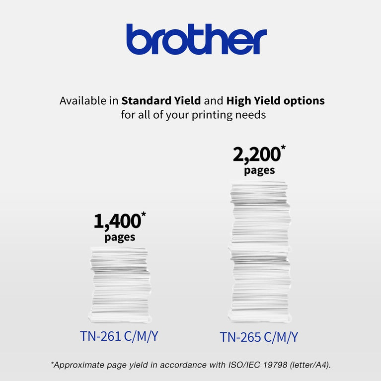 Brother TN-265M ASA Printer Toner Cartridge ORIGINAL