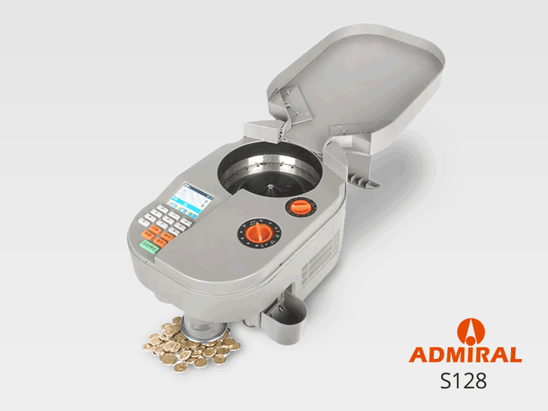 S128 Bank USD Heavy Duty Coin Counting Machine Coin Sorter / Coin Counter